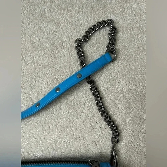 Rebecca Minkoff Mini MAC Clutch royal blue - Picture 13 of 13